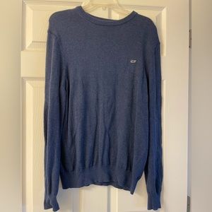 Vineyards Vines - Men’s Blue Cashmere Cotton Sweater - Size M